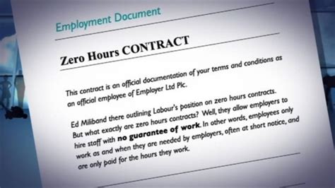 zero hours contracts bbc